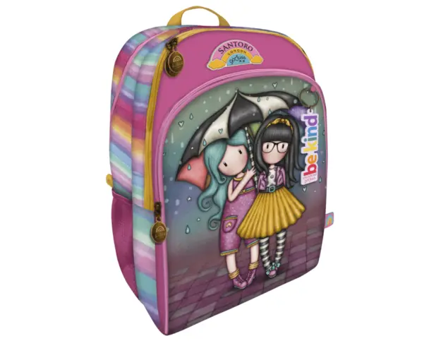 Ghiozdan scoala Gorjuss Be Kind To Each Other 43.5 cm