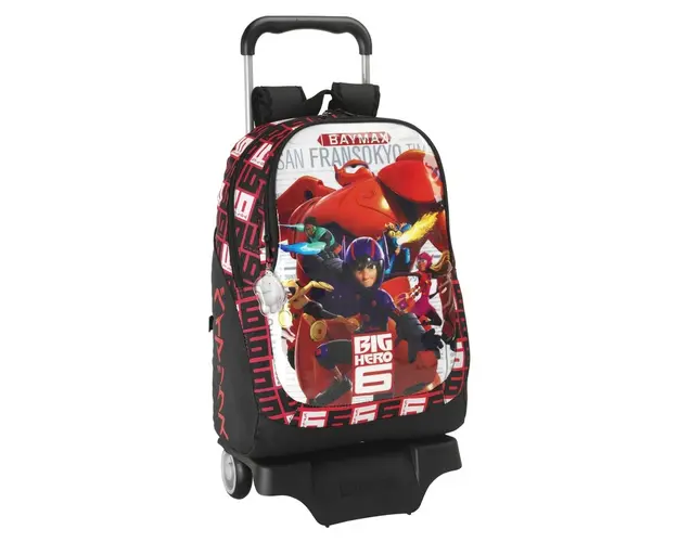 Ghiozdan cu troler mare Big Hero Six 44 cm
