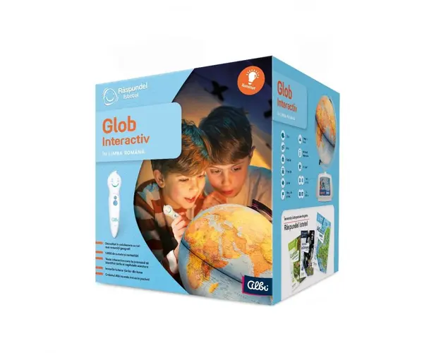 Glob Pamantesc interactiv digital in limba romana Raspundel Istetel