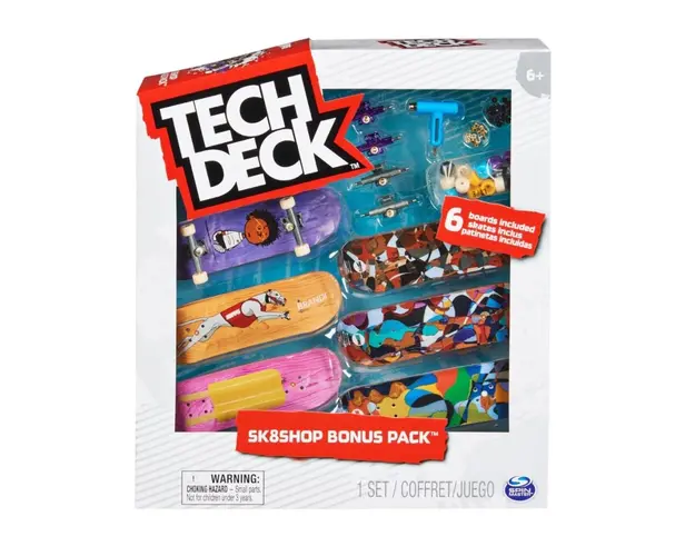 Set de joaca 6 mini Skateboard Tech Deck