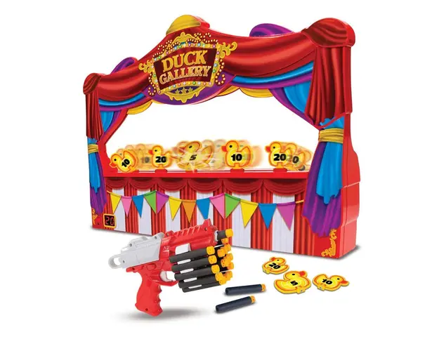 Joc cu tinta electronica cu rate si blaster Ambassador Arcade Duck Gallery