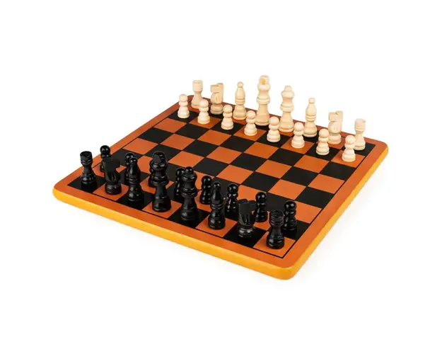 Joc de societate sah cu tabla de lemn Spin Master