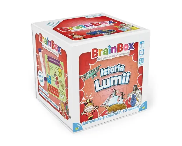 Joc educativ BrainBox Istoria Lumii