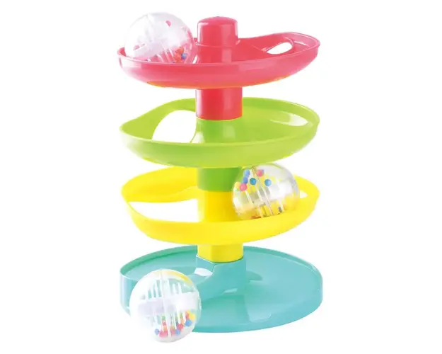 Jucarie bebelusi turn 4 nivele cu mingi colorate PlayGo
