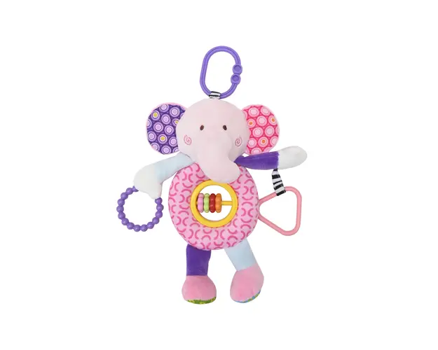 Jucarie cu activitati pentru bebelusi Lorelli Active Toy Elephant Pink