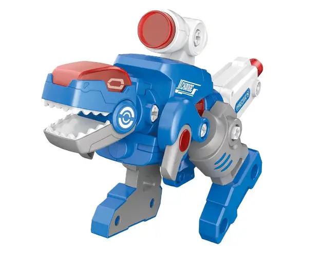 Jucarie de construit Dinozaur cu arma