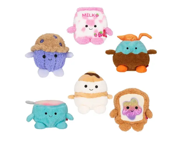 Jucarie de plus, BumBumz, Breakfast, 11 cm, diverse modele
