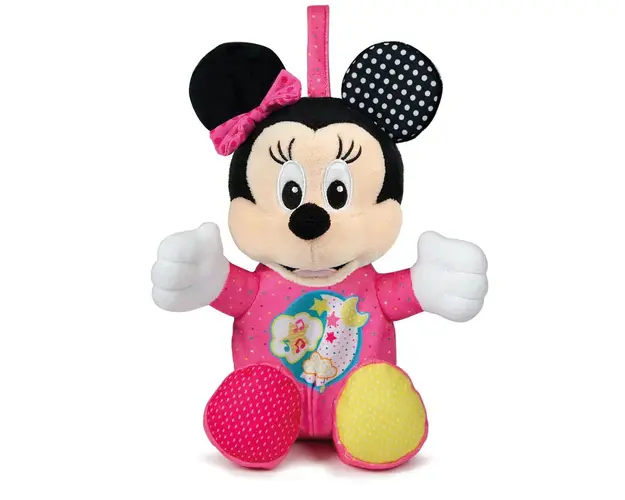 Jucarie de plus cu sunete si lumini Clementoni Baby Minnie Mouse
