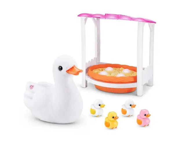 Jucarie de plus interactiva, Pets Alive Mama Rata si bobocii sai