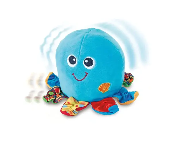 Jucarie de plus pentru bebelusi cu vibratii Winfun Caracatita