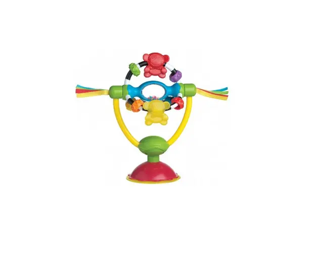 Jucarie pentru bebelusi cu ventuza PlayGro Toy Spinning