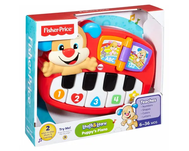 Jucarie pentru bebelusi Fisher Price Laugh and Leran pianul catelusului