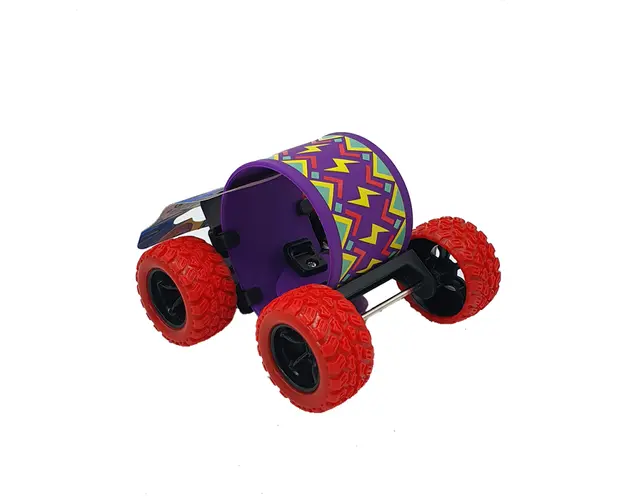 Jucarie Skateboard flexibil cu pull back Red