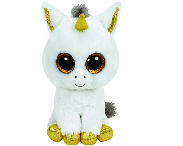 Jucarie TY Beanie Boos Pegasus white unicorn