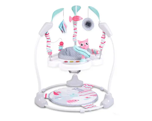 Jumper pentru copii Moni Bon Voyage roz cu gri