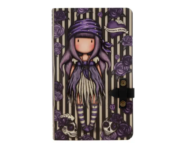 Jurnal cu inchidere din piele Gorjuss Sea Nixie