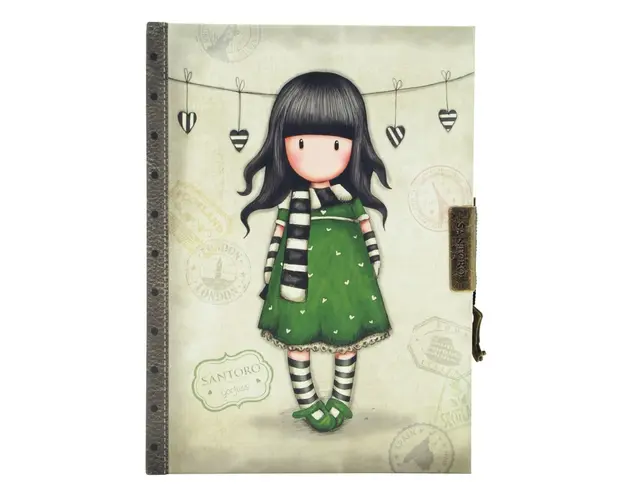 Jurnal cu lacatel Gorjuss Vacation The Scarf