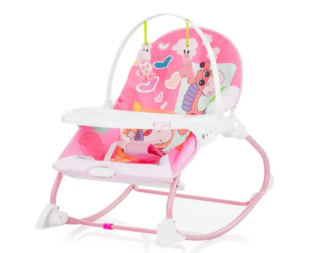 Leagan cu vibratii Chipolino Enjoy Pink