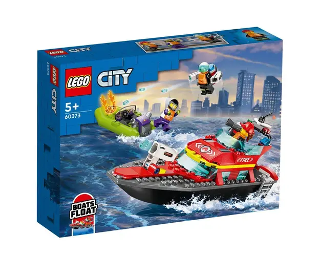 Lego City Barca de salvare a pompierilor 60373
