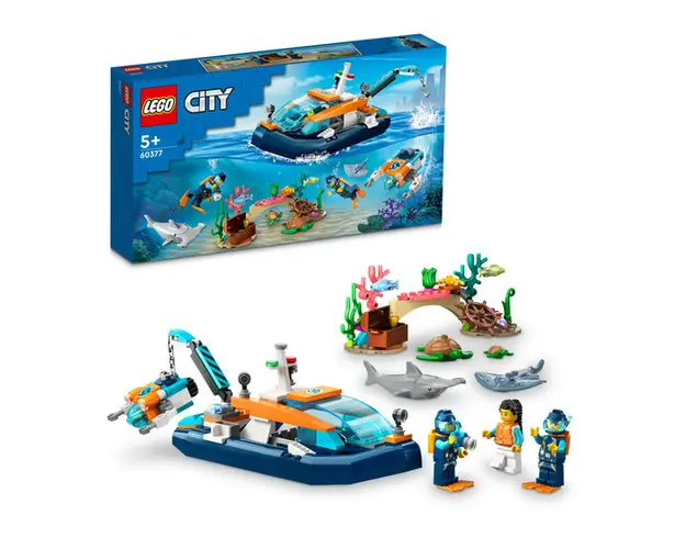 Lego City Barca pentru scufundari 60377