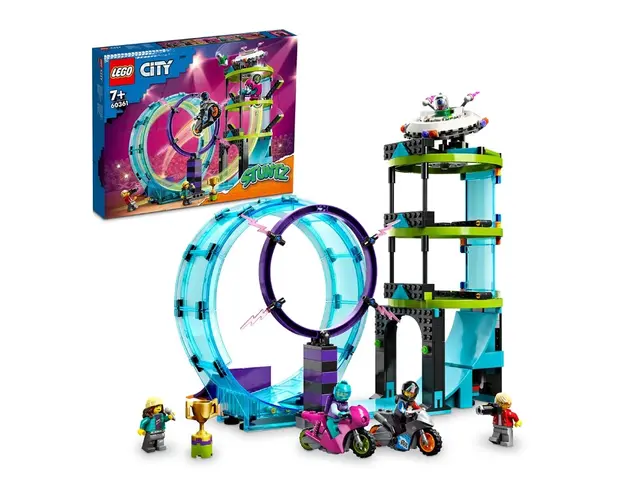 Lego City Stuntz Provocarea suprema de cascadorii pe motocicleta 60361