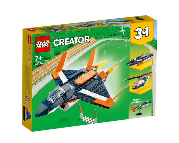 Lego Creator Avion Supersonic 31126