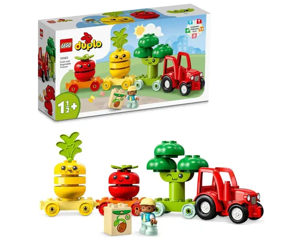 Lego Duplo Tractor cu fructe si legume 10982