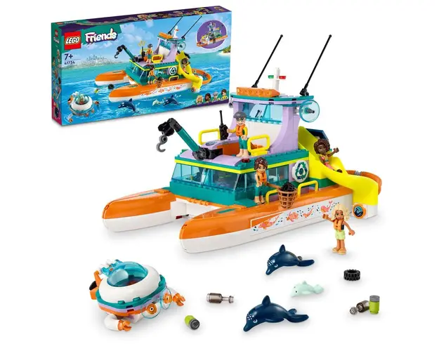 Lego Friends Barca de salvare pe mare 41734