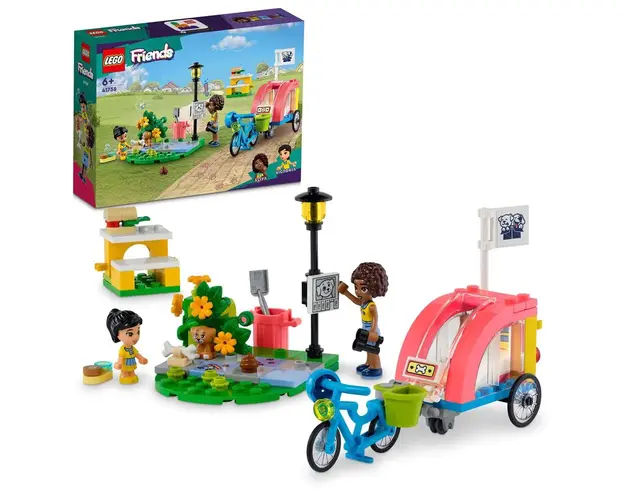 Lego Friends Bicicleta pentru salvarea cainilor 41738