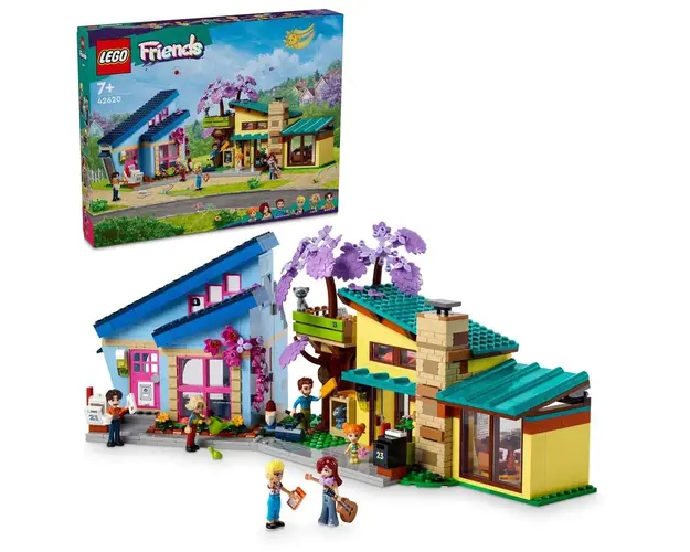 Lego Friends Casele lui Olly si Paisley 42620