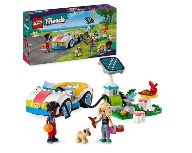 Lego Friends Masina Electrica si Statia de Incarcat 42609