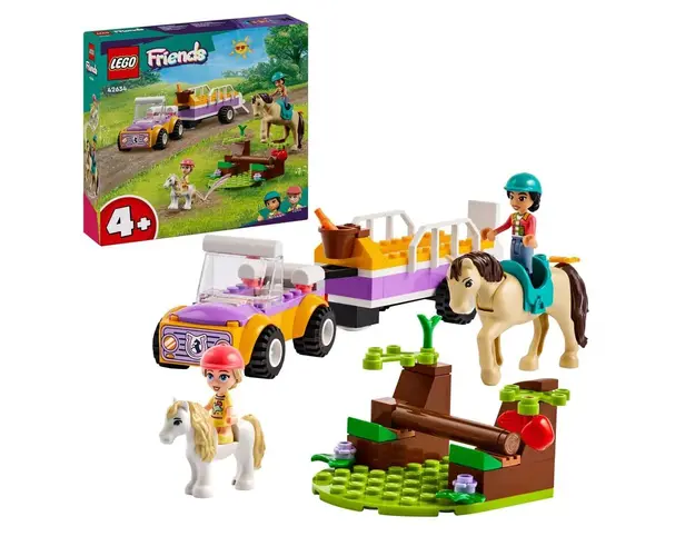 Lego Friends Remorca cu Ponei si Cal 42634
