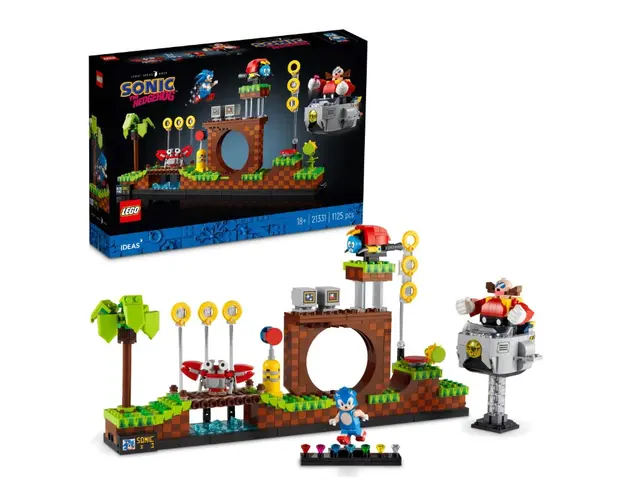 Lego Ideas Ariciul Sonic Zona Green Hills 21331