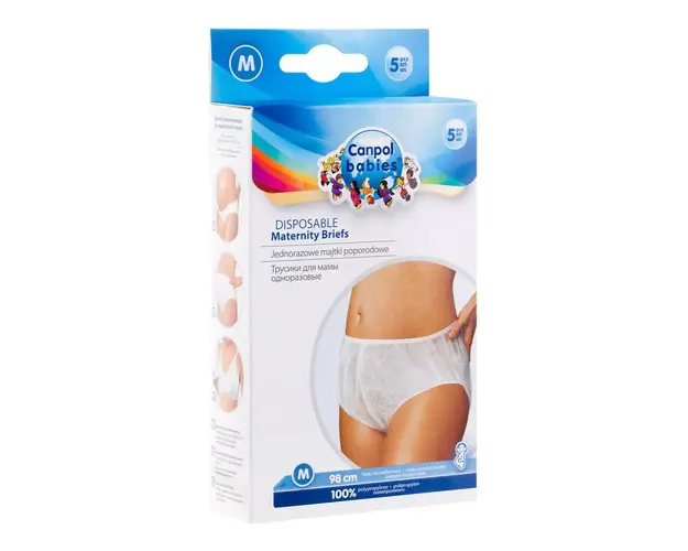 Lenjerie unica folosinta pentru maternitate Canpol 5 bucati size M