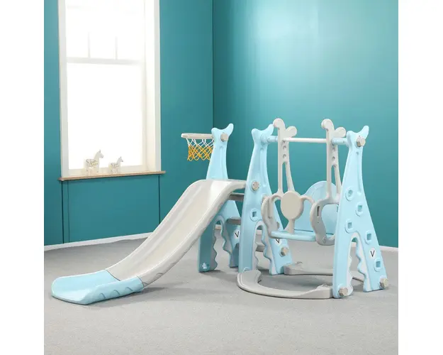 Loc de joaca pentru interior 3 in 1 Ocie Blue