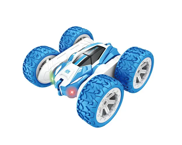 Masina cu telecomanda de cascadorii cu 2 fete Double Car Stunt