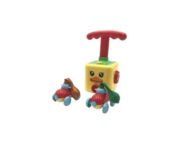 Masinuta propulsata cu aer galbena