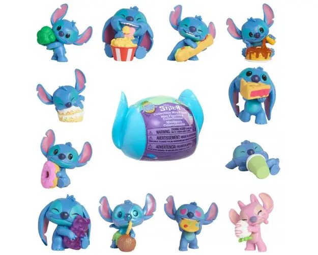 Mini Figurina surpriza Disney Stitch ascunsa in capsula
