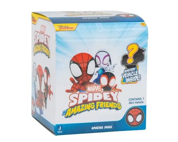 Mini-vehicul ascuns in cutie Paienjenelul Marvel