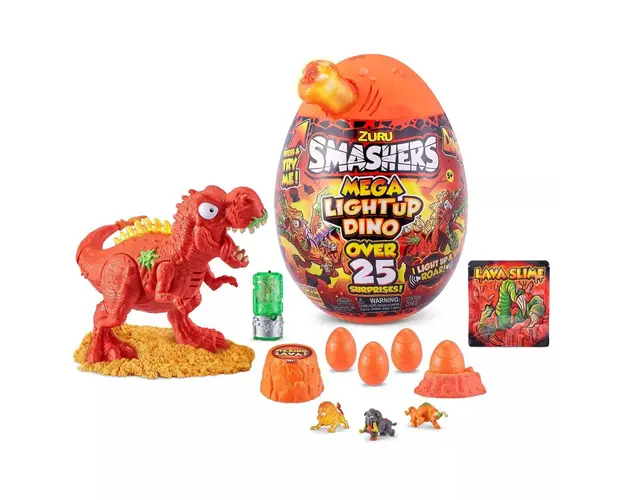 Ou surpriza dinozaur cu sunete si lumini Zuru Smashers Dino Epic S4 21 cm