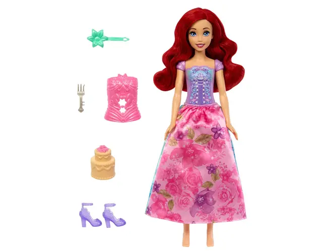 Papusa cu accesorii Disney Princess Spin and Reveal Ariel