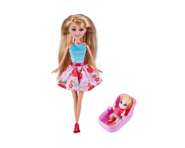 Papusa cu accesorii Sparkle Girlz Baby Sitter