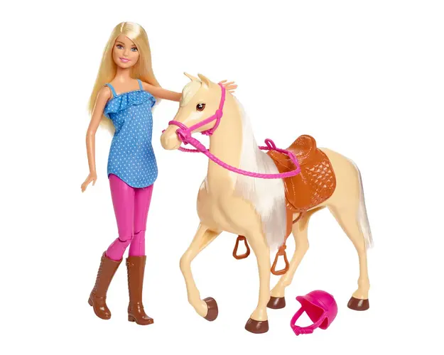 Papusa cu cal Barbie Pets