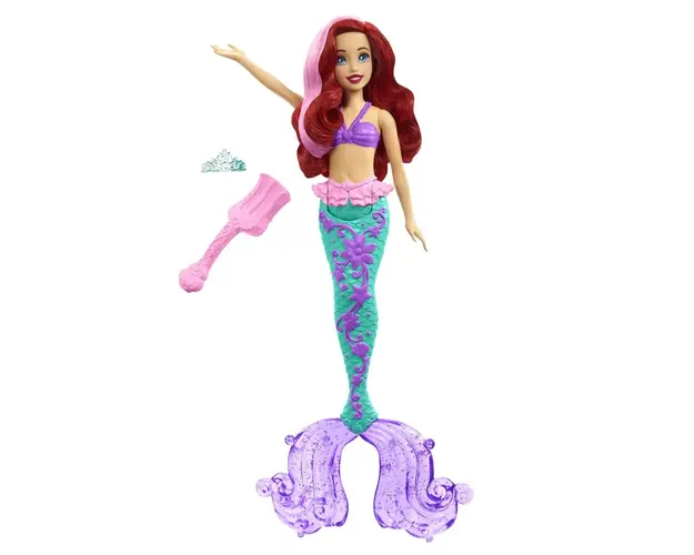 Papusa cu culori schimbatoare Disney Princess Ariel
