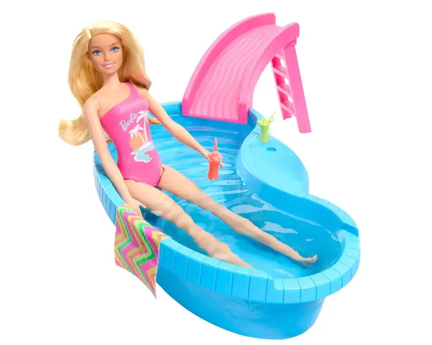 Papusa cu piscina Barbie Fun In The Sun