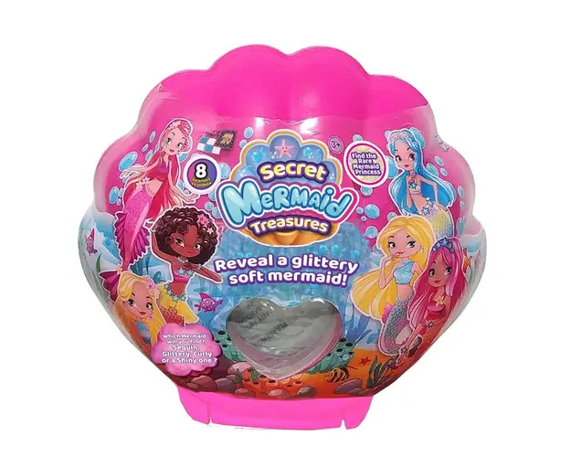 Papusa sirena surpriza in scoica AM-AV
