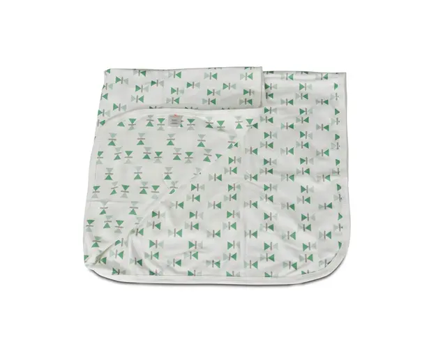 Patura din bumbac pentru bebelusi Cangaroo Mellow Green