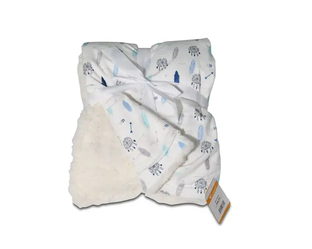Patura pentru bebelusi Cangaroo Shaggy Blue