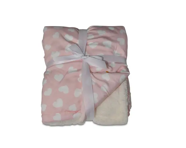 Patura pentru bebelusi Cangaroo Shaggy Pink