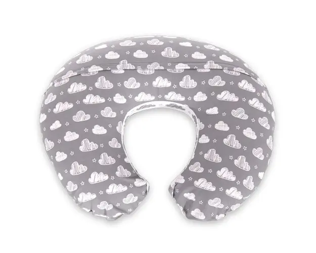 Perna pentru sarcina si alaptare Lorelli Happy Grey Clouds